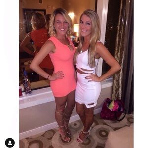 White two piece dress worn twice in great conditio